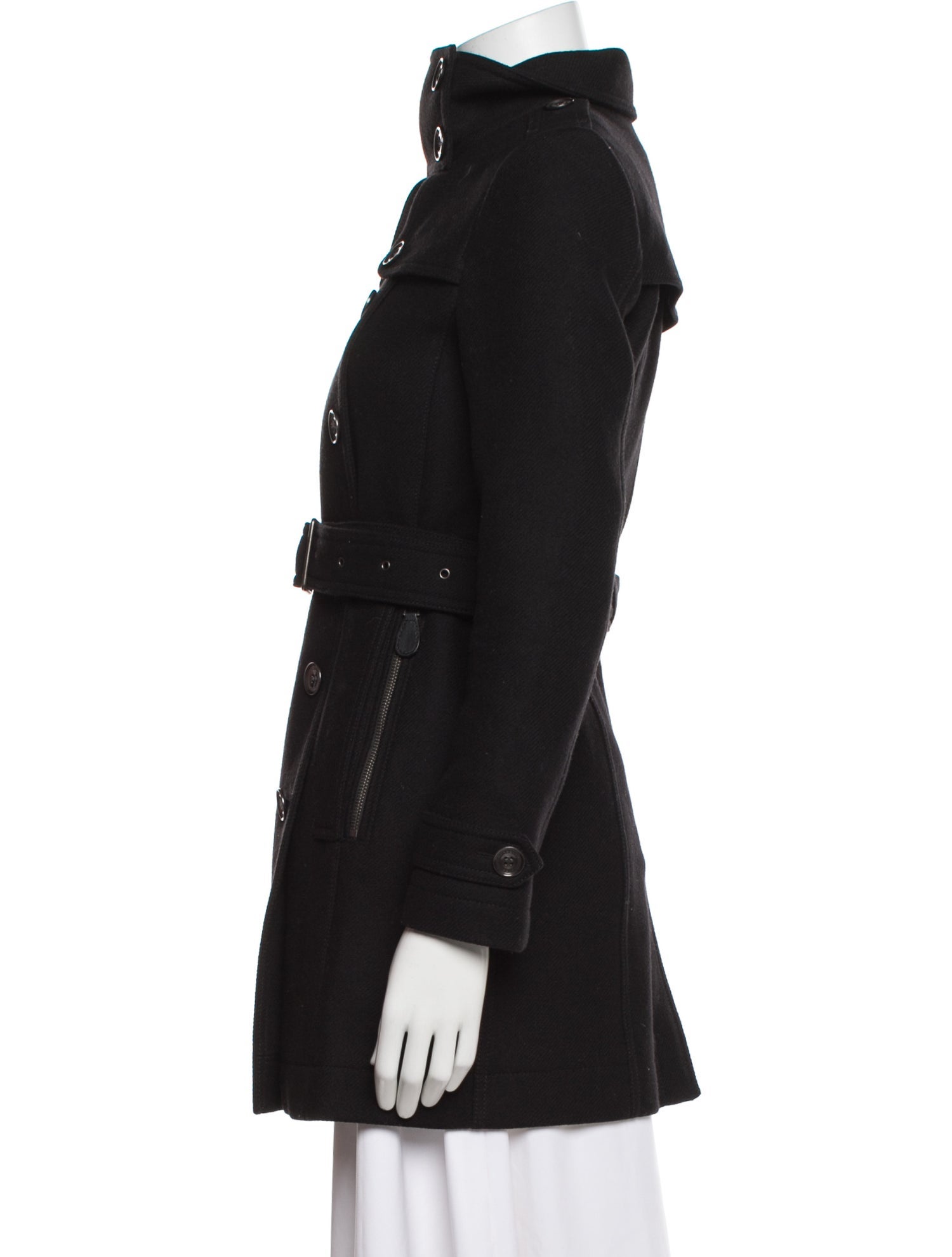 Burberry Brit Virgin Wool Trench Coat