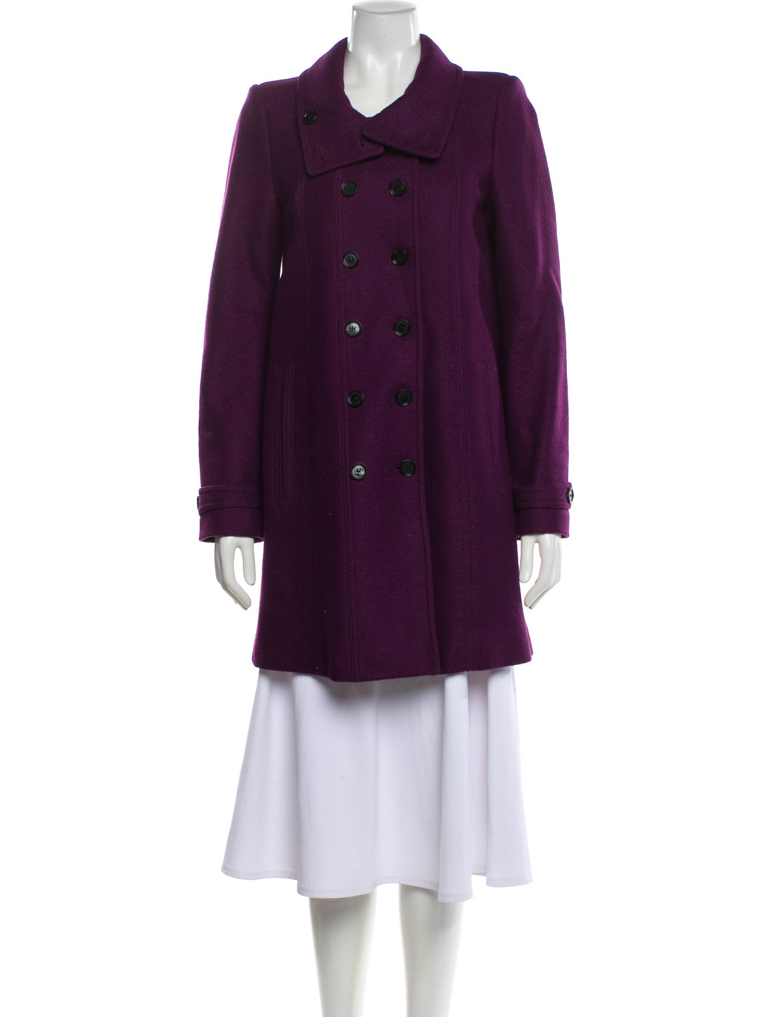 Burberry Brit Virgin Wool Peacoat