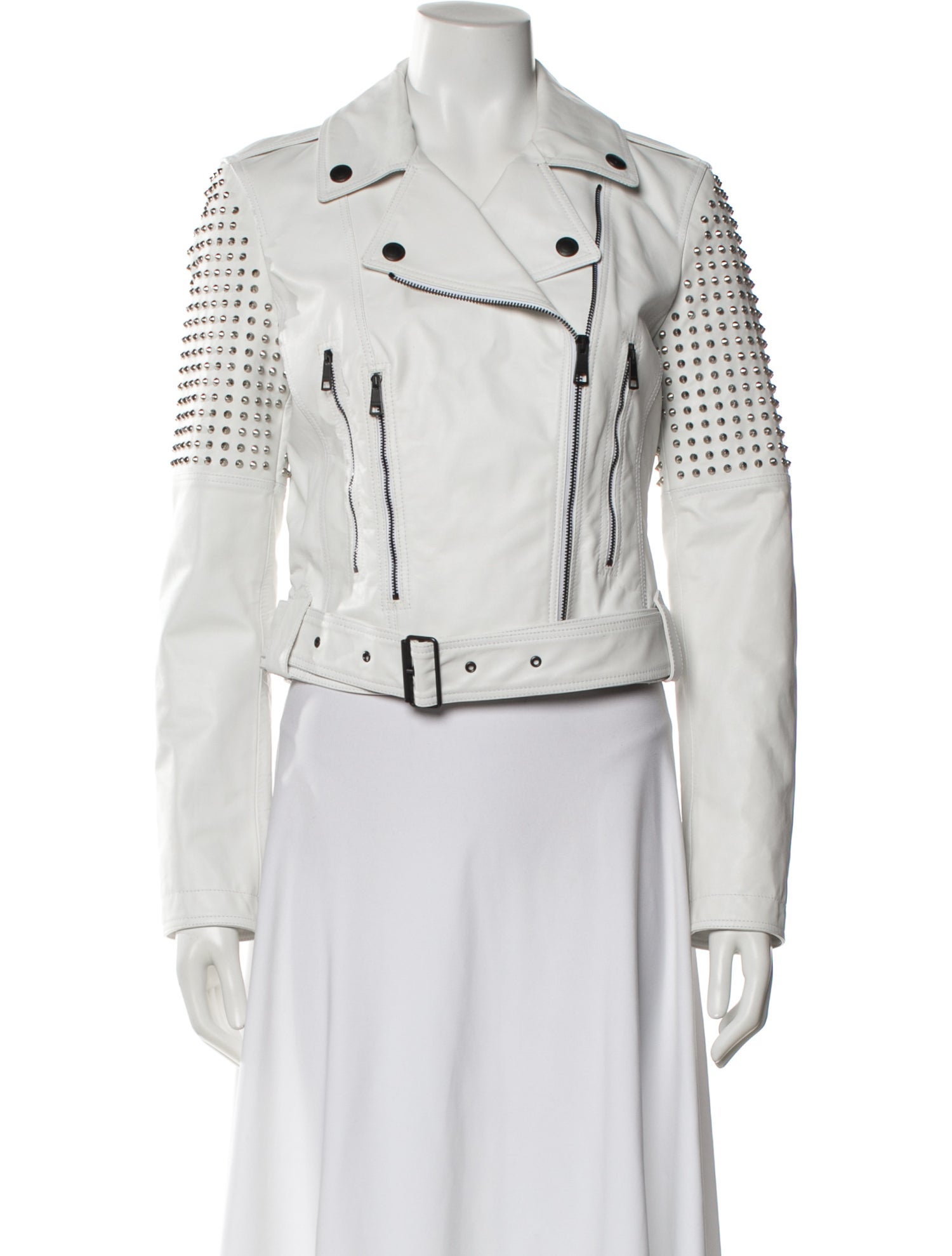 Burberry Brit Leather Biker Jacket