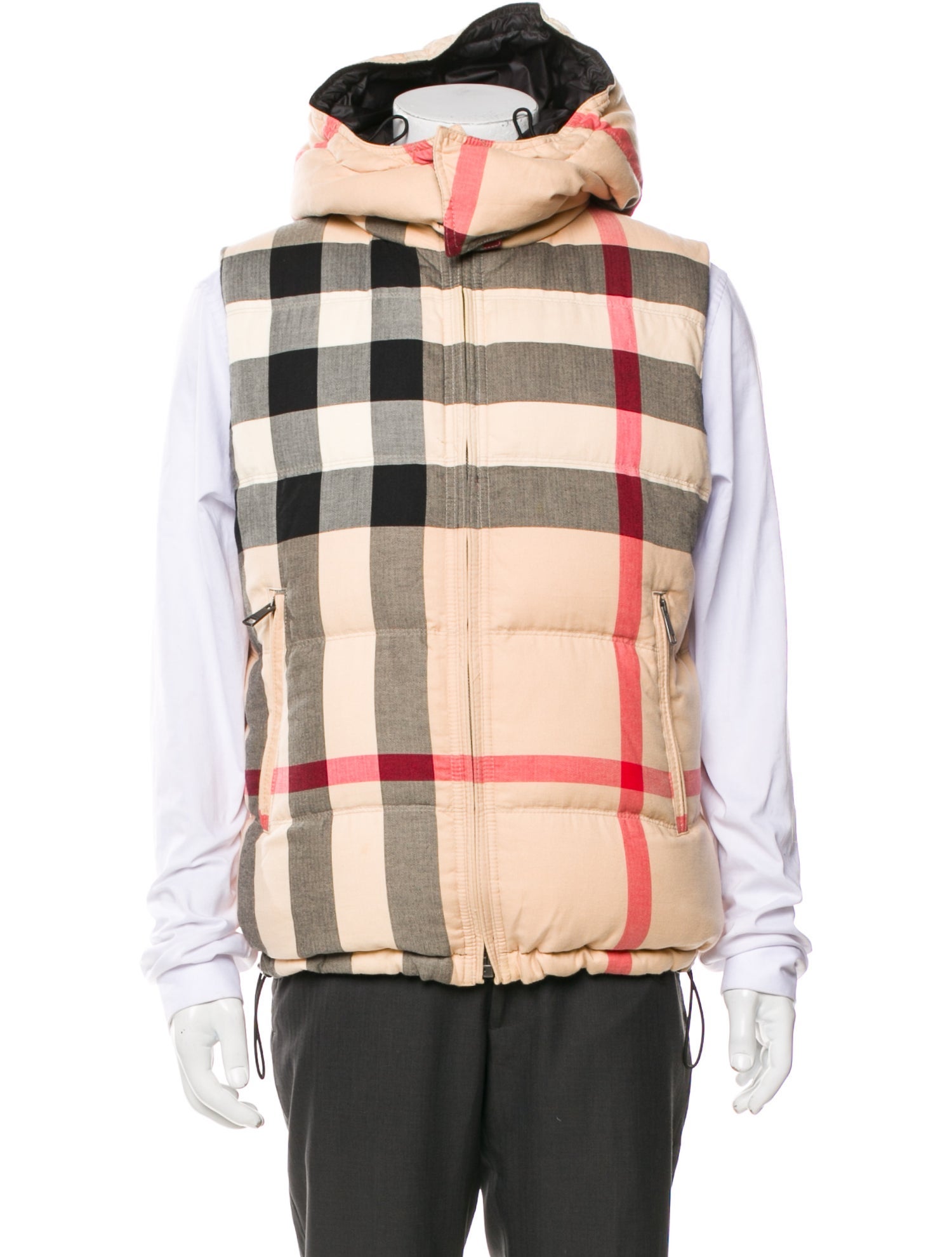 Burberry Brit Exploded Check Pattern Parka