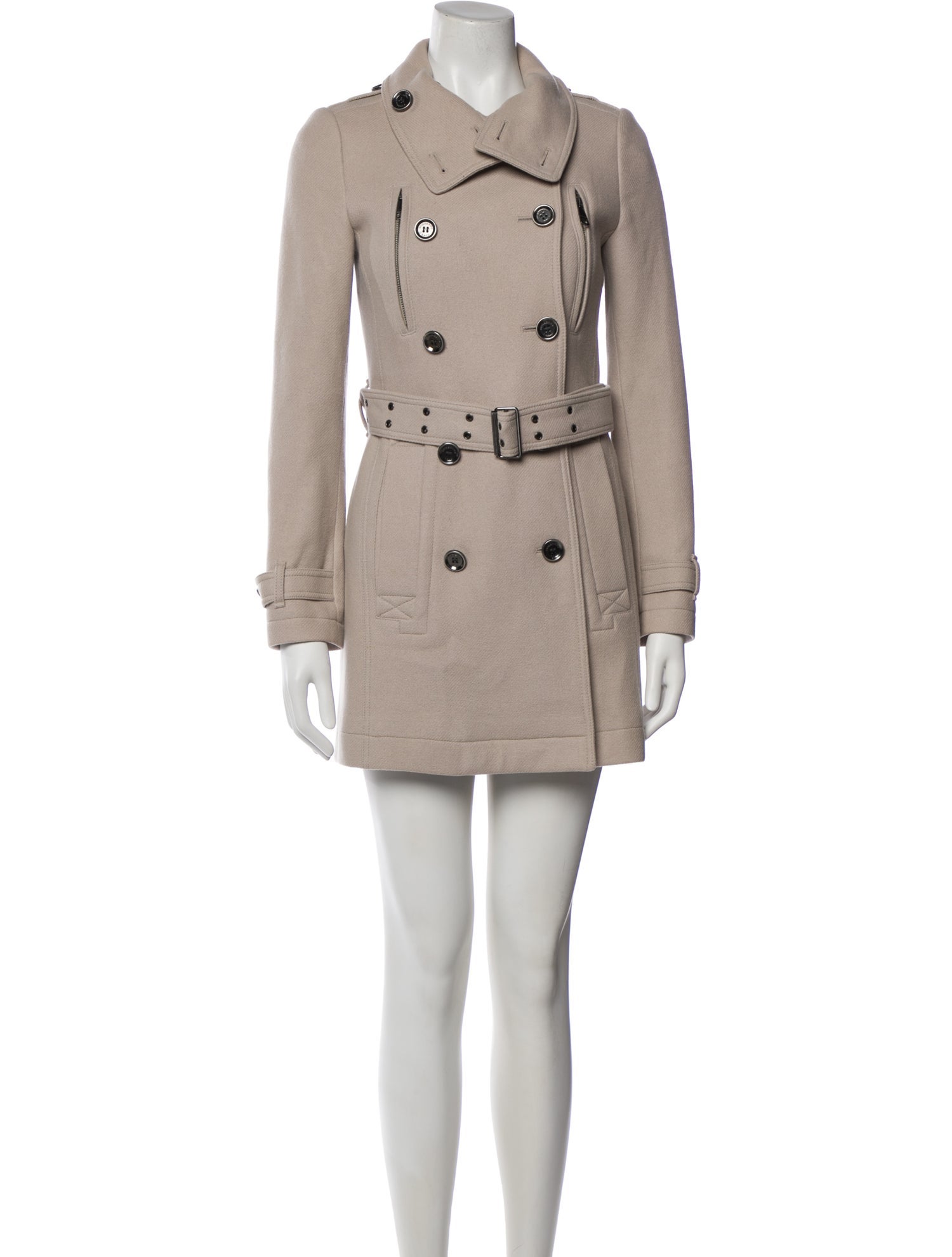 Burberry Brit Wool Trench Coat