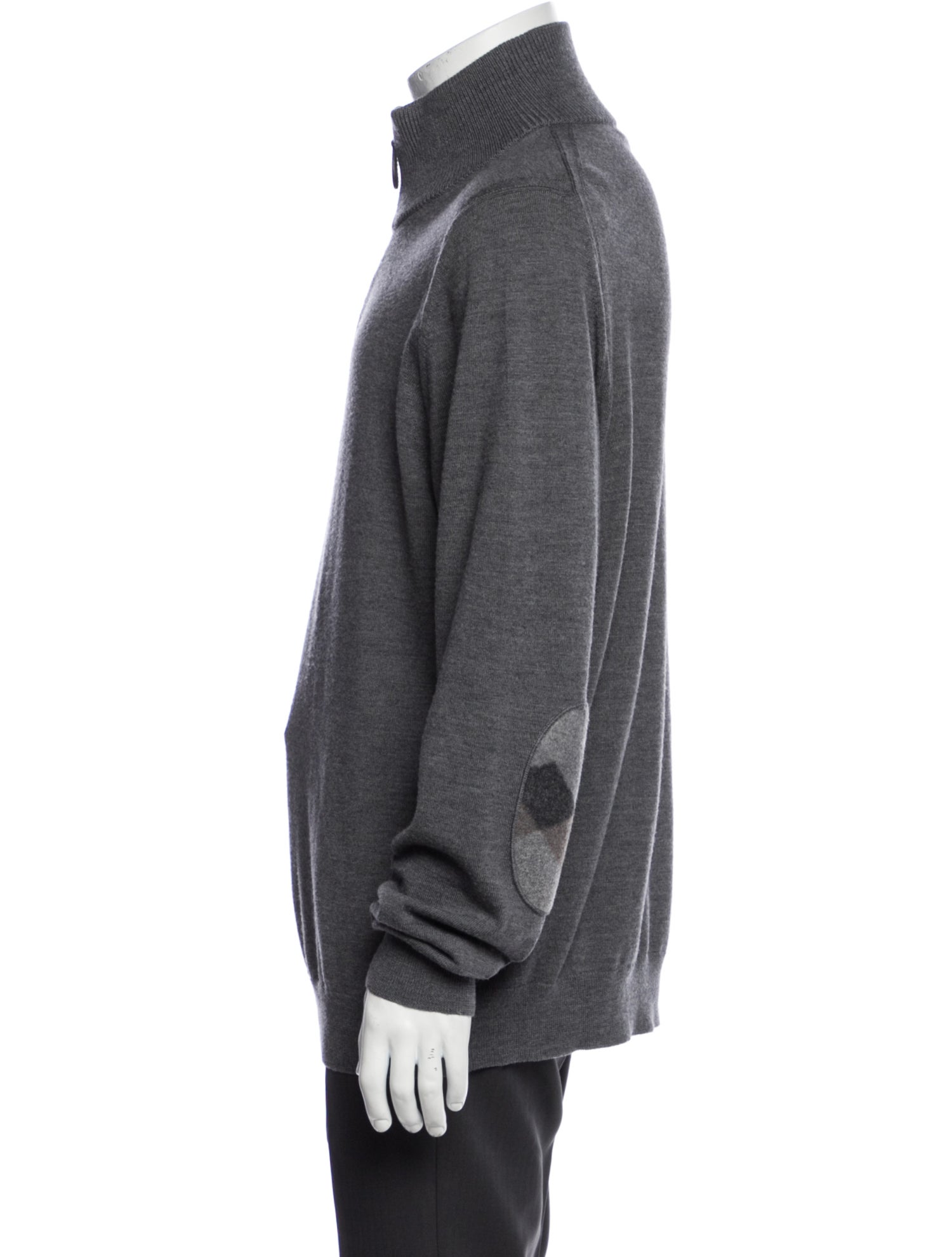 Burberry Brit House Check Pattern Wool Pullover