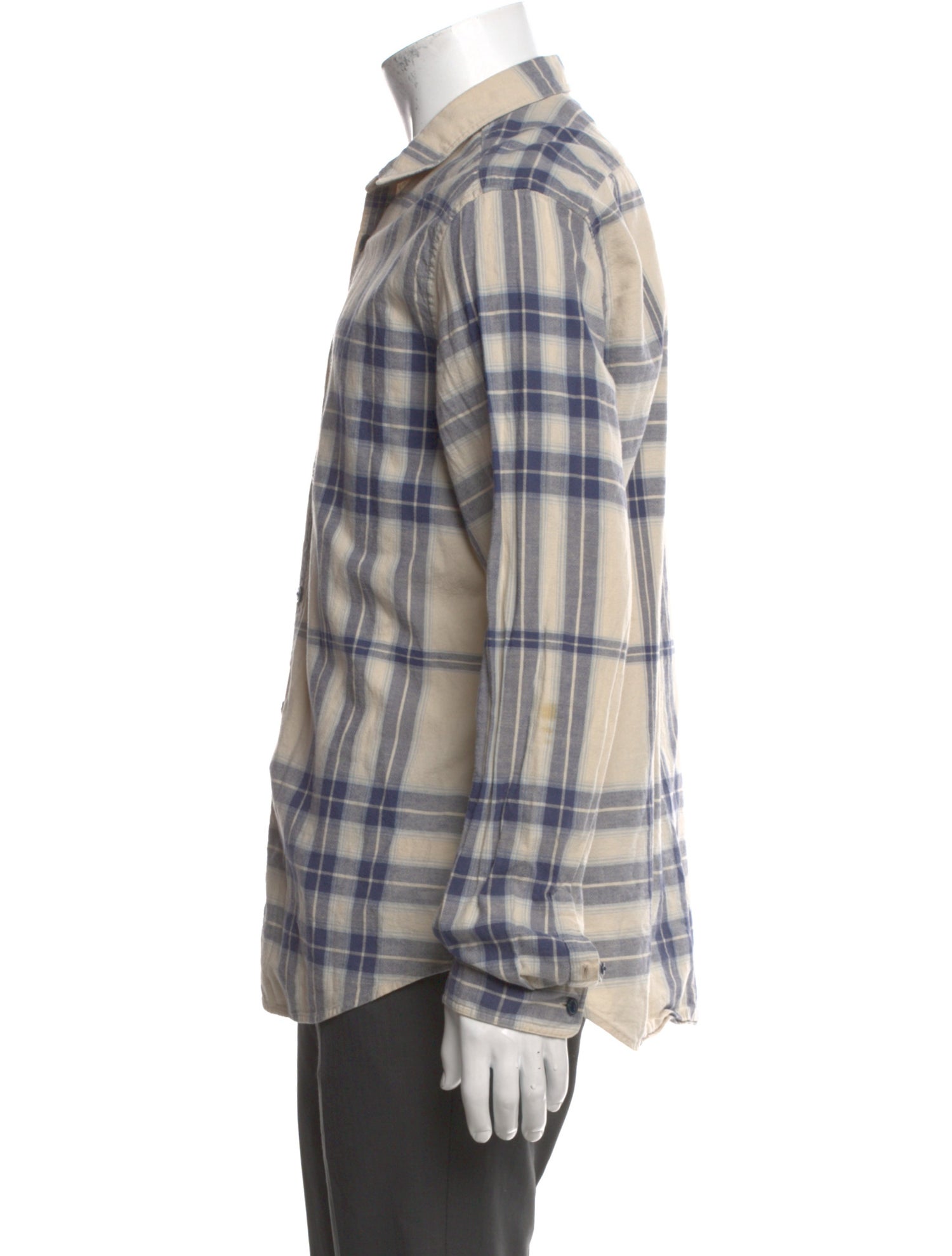 Burberry Brit House Check Pattern Long Sleeve Shirt