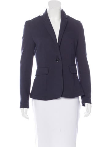 Burberry Brit Knit Button-Up Blazer