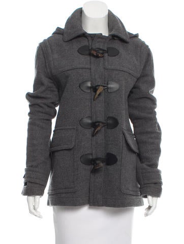 Burberry Brit Wool Hooded Jacket