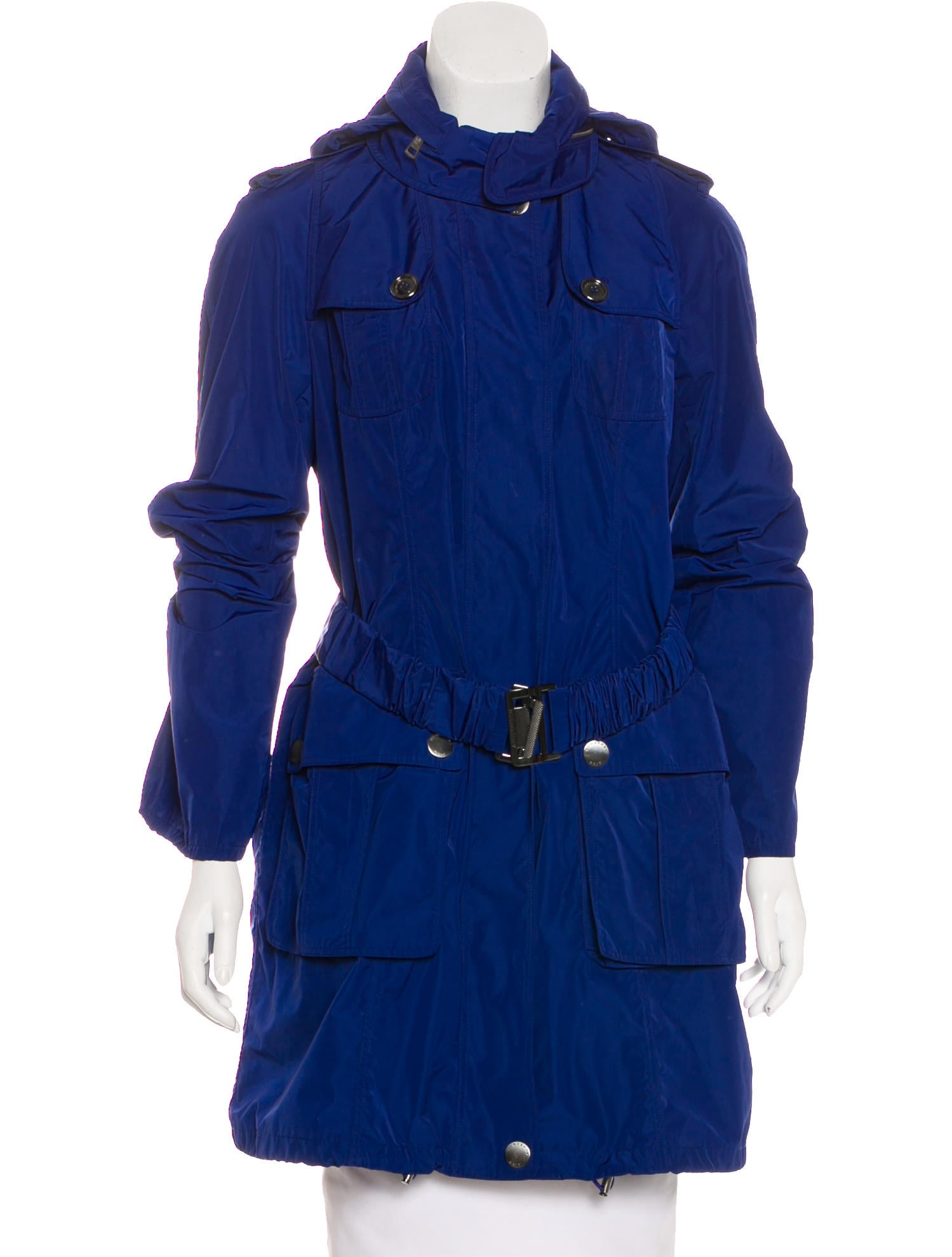 Burberry Brit Belted Rain Jacket Clothing BBR28811 The RealReal