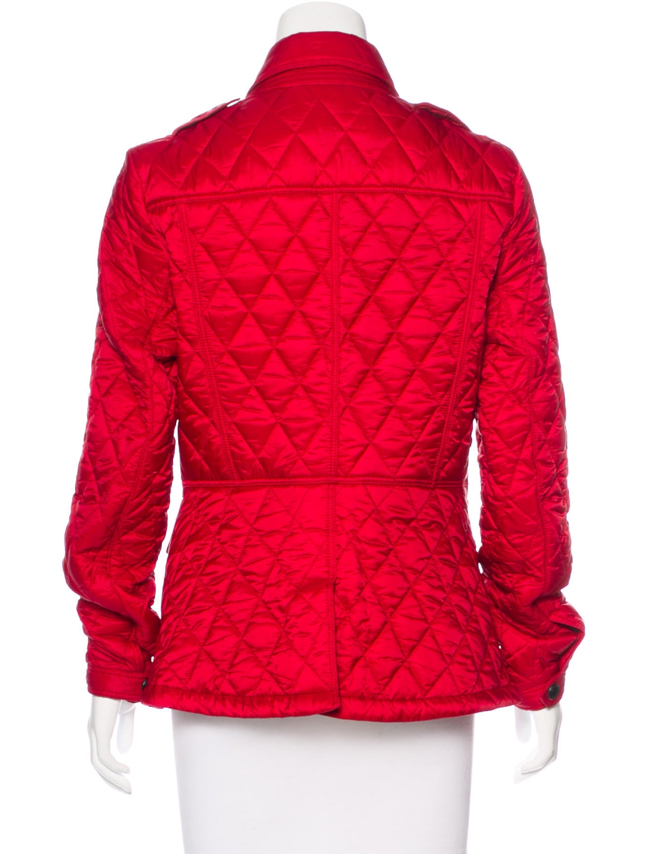 Burberry Brit Quilted ZipUp Jacket Clothing BBR29344 The RealReal