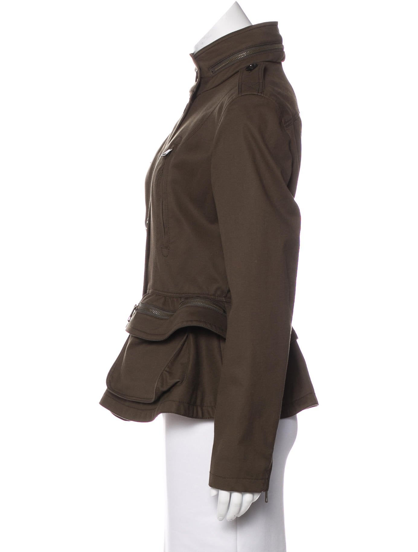 Burberry Brit Long Sleeve Peplum Jacket