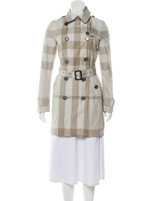 Burberry Brit Short Trench Coat Beige