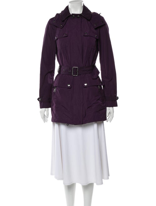 Burberry Brit Trench Coat Purple