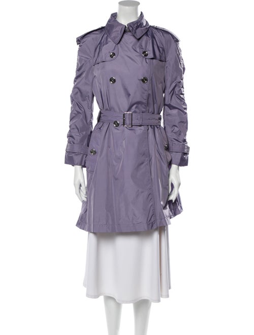 Burberry Brit Trench Coat Purple