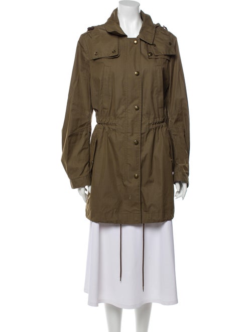 Burberry Brit Trench Coat Green