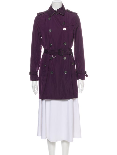 Burberry Brit Trench Coat Purple