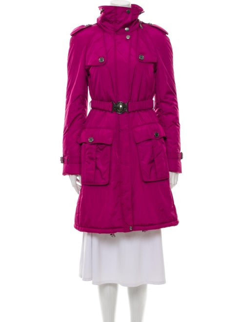 Burberry Brit Trench Coat Purple