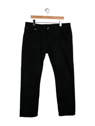 Burberry Brit Mid-Rise Wide Leg Jeans