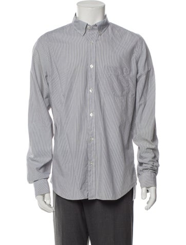 Burberry Brit Casual Shirts Striped Long Sleeve Dress Shirt L