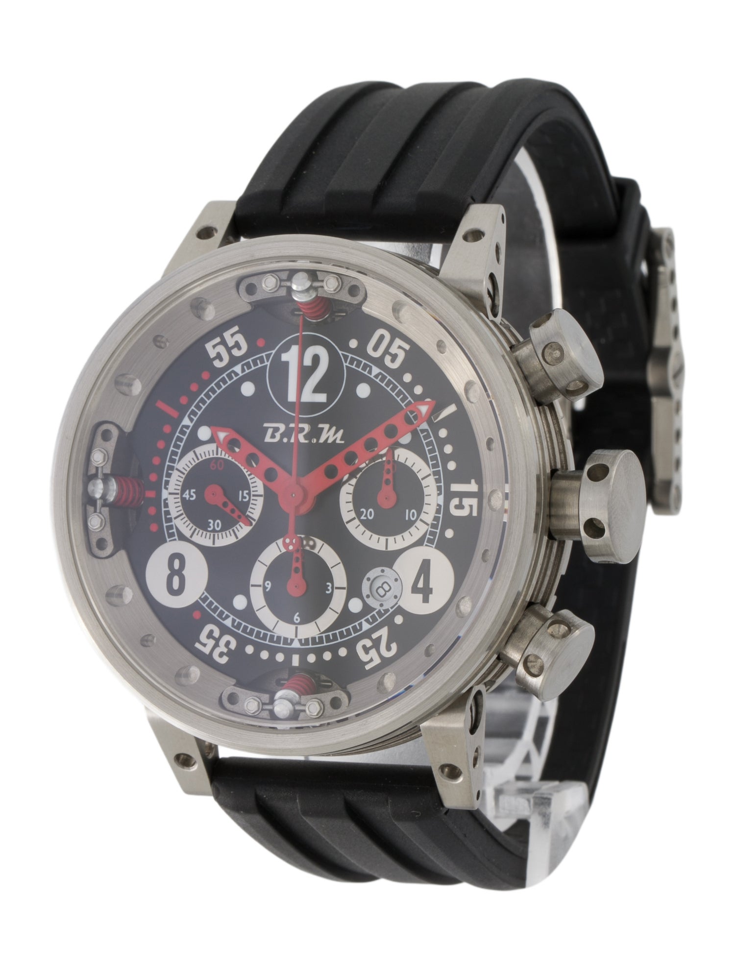 B.R.M V12-46-SA Red Chronograph Watch