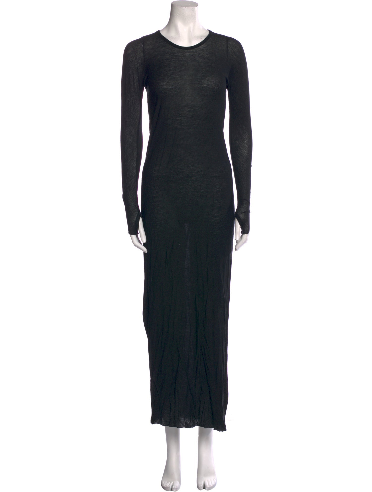 Boris Bidjan Saberi Crew Neck Long Dress