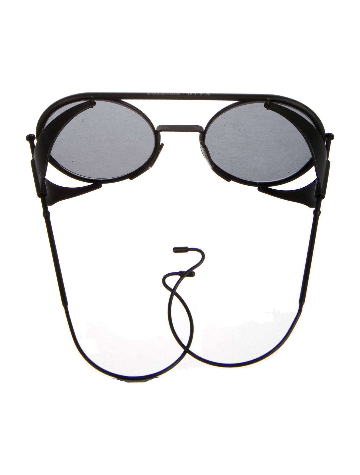 Boris Bidjan Saberi Round Tinted Sunglasses