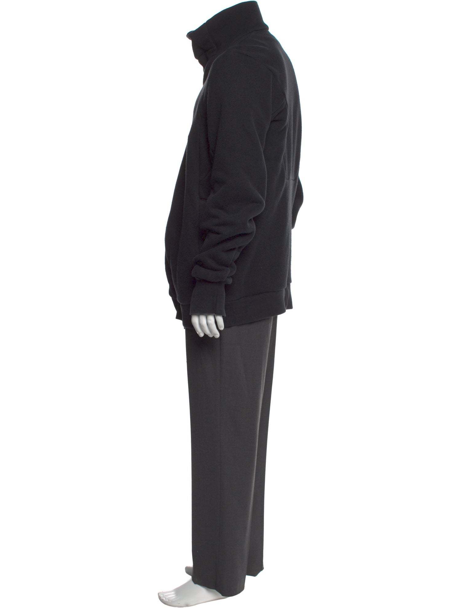 11 by Boris Bidjan Saberi Mock Neck Long Sleeve Hoodie