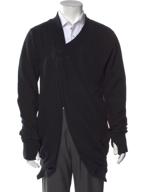 Boris Bidjan Saberi V-Neck Long Sleeve Sweatshirt