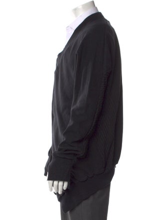 Boris Bidjan Saberi V-Neck Long Sleeve Sweatshirt