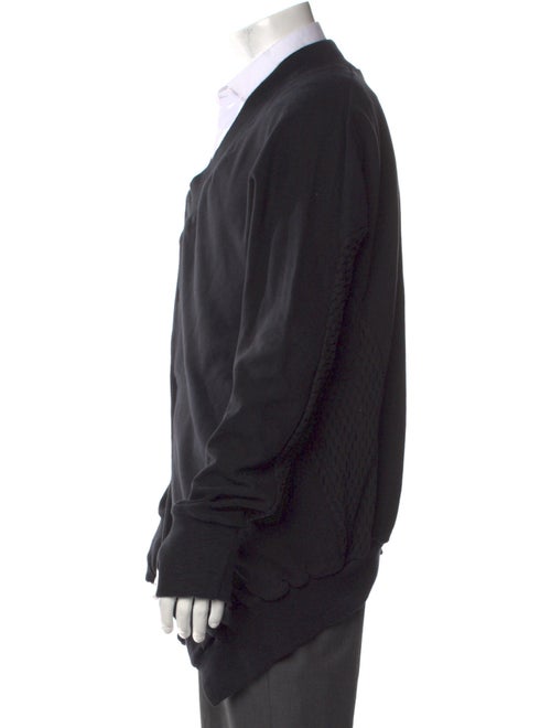 Boris Bidjan Saberi V-Neck Long Sleeve Sweatshirt