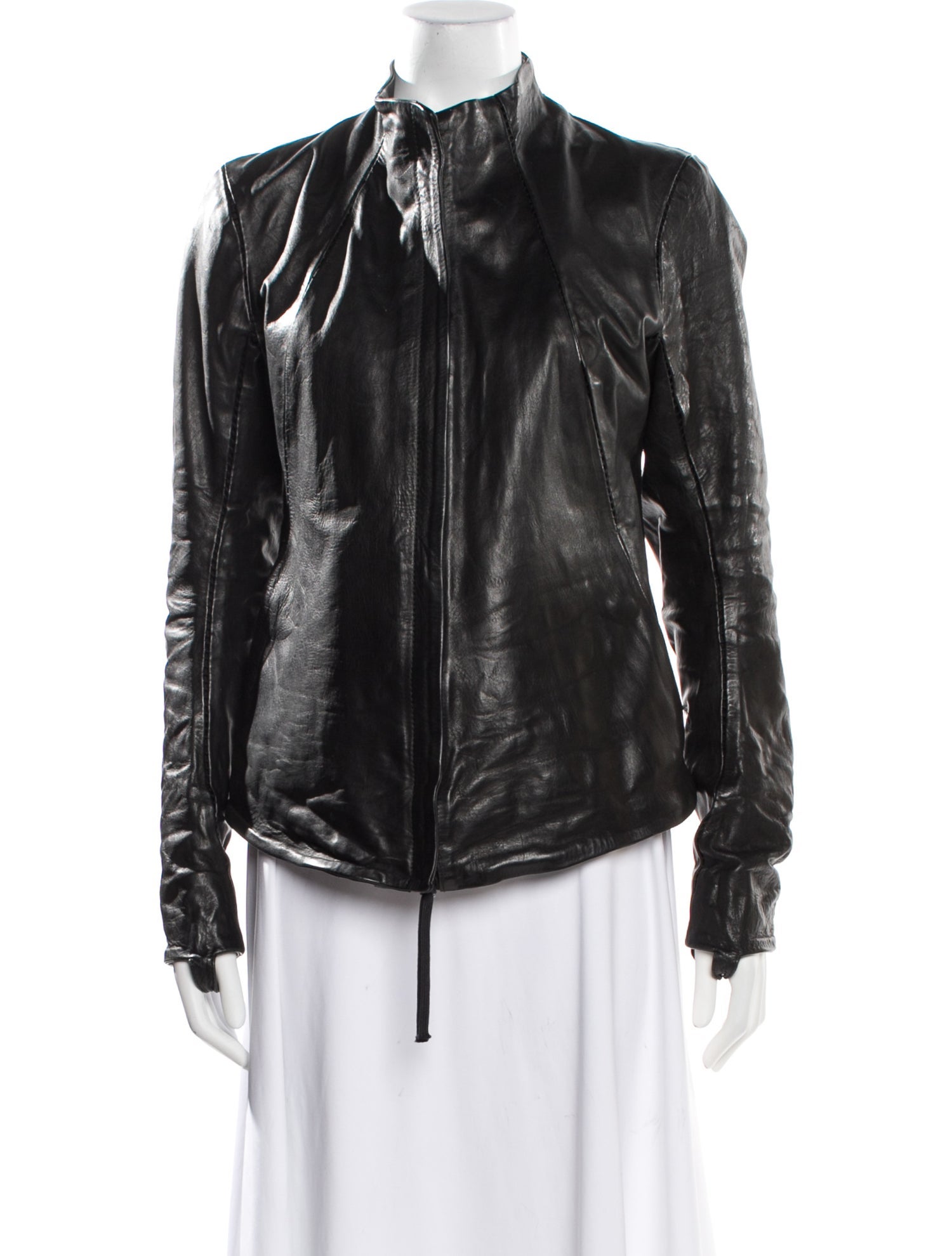 Boris Bidjan Saberi Leather Biker Jacket