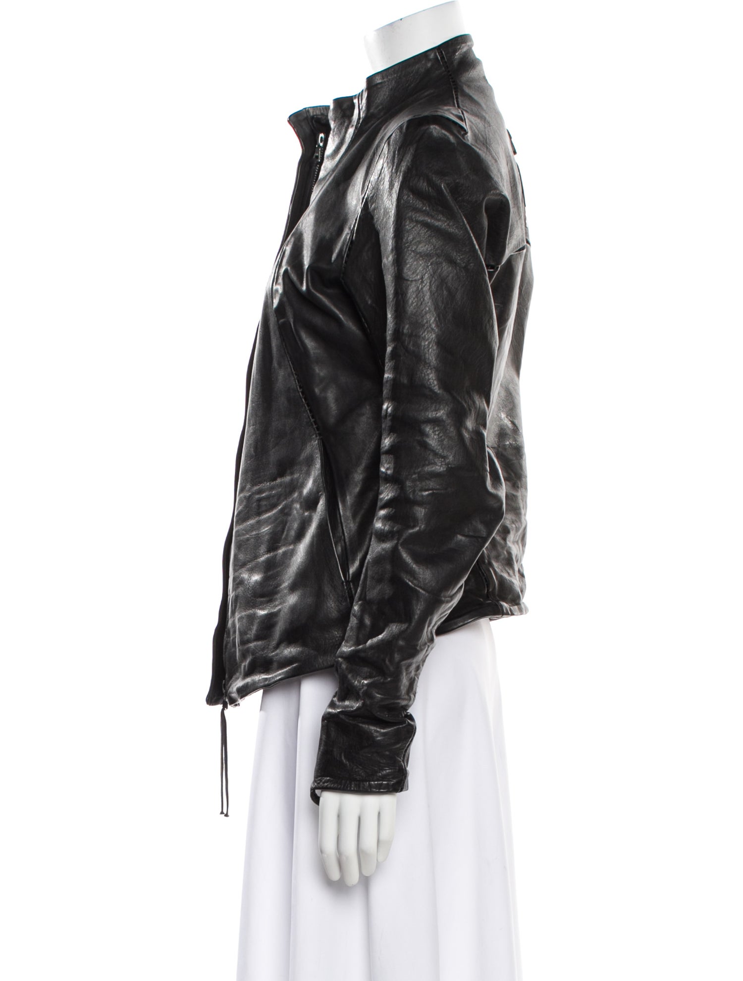 Boris Bidjan Saberi Leather Biker Jacket
