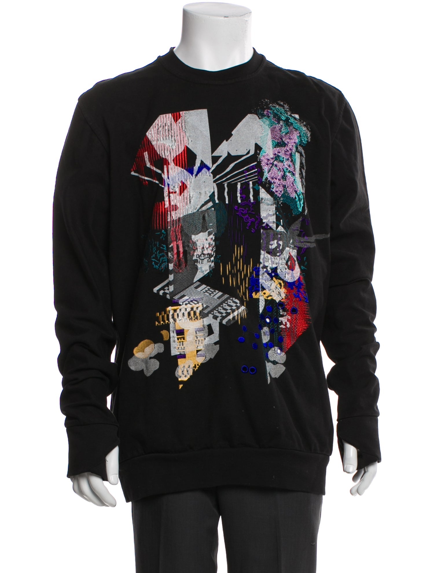 Boris Bidjan Saberi Graphic Print Crew Neck Sweatshirt