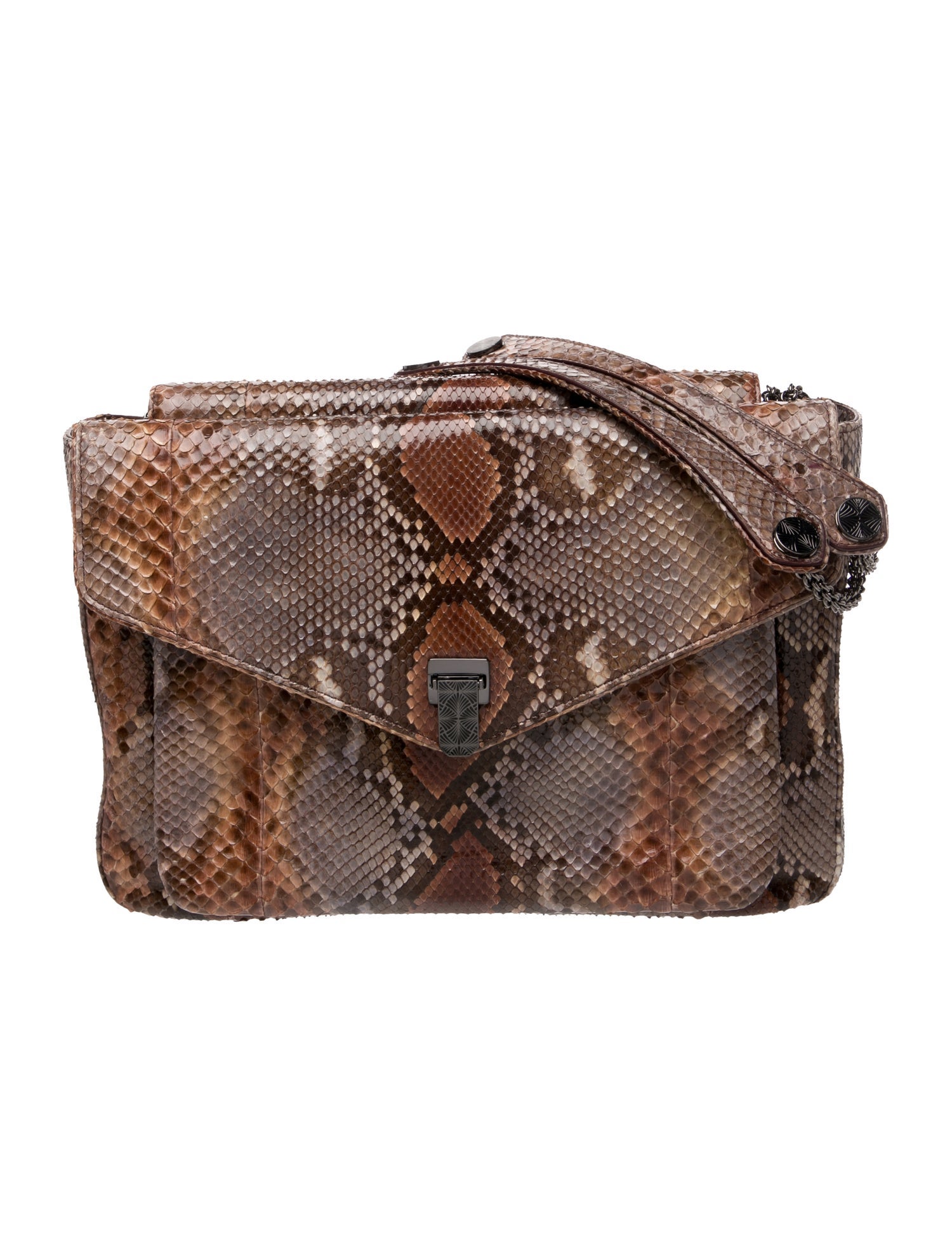 Baraboux Snakeskin Shoulder Bag