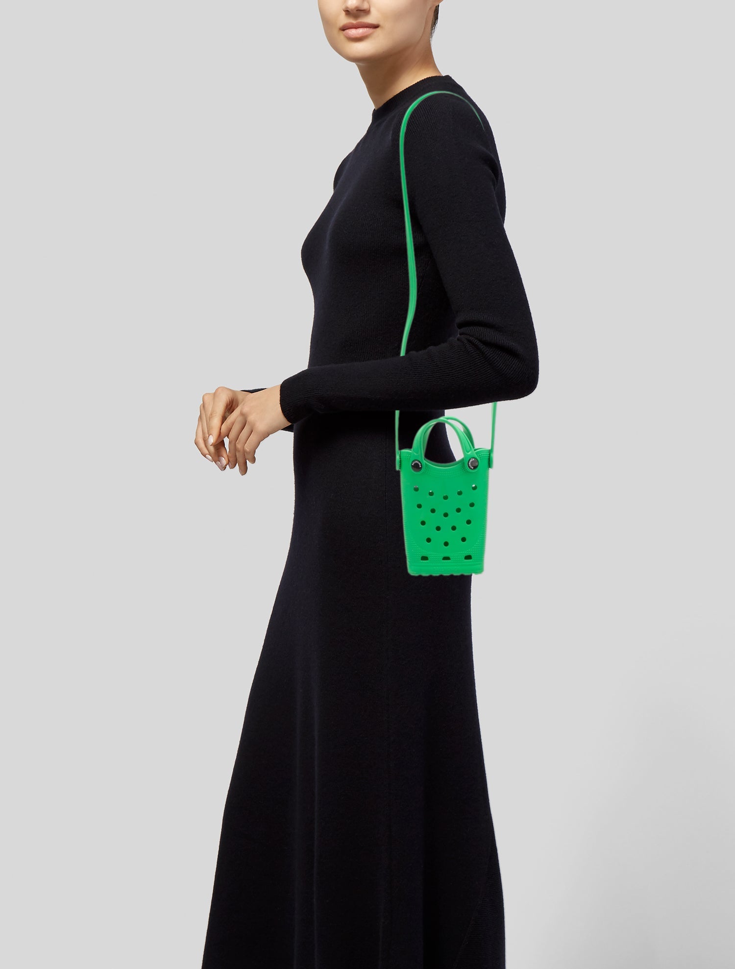 Balenciaga x Crocs Phone Holder Crossbody Bag - Green Crossbody  