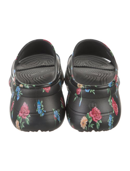 Balenciaga x Crocs Floral Rubber Slides
