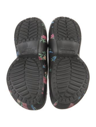 Balenciaga x Crocs Floral Rubber Slides