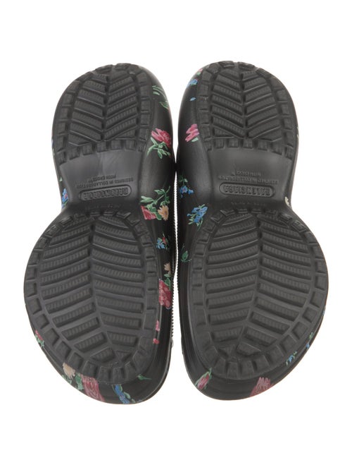 Balenciaga x Crocs Floral Rubber Slides