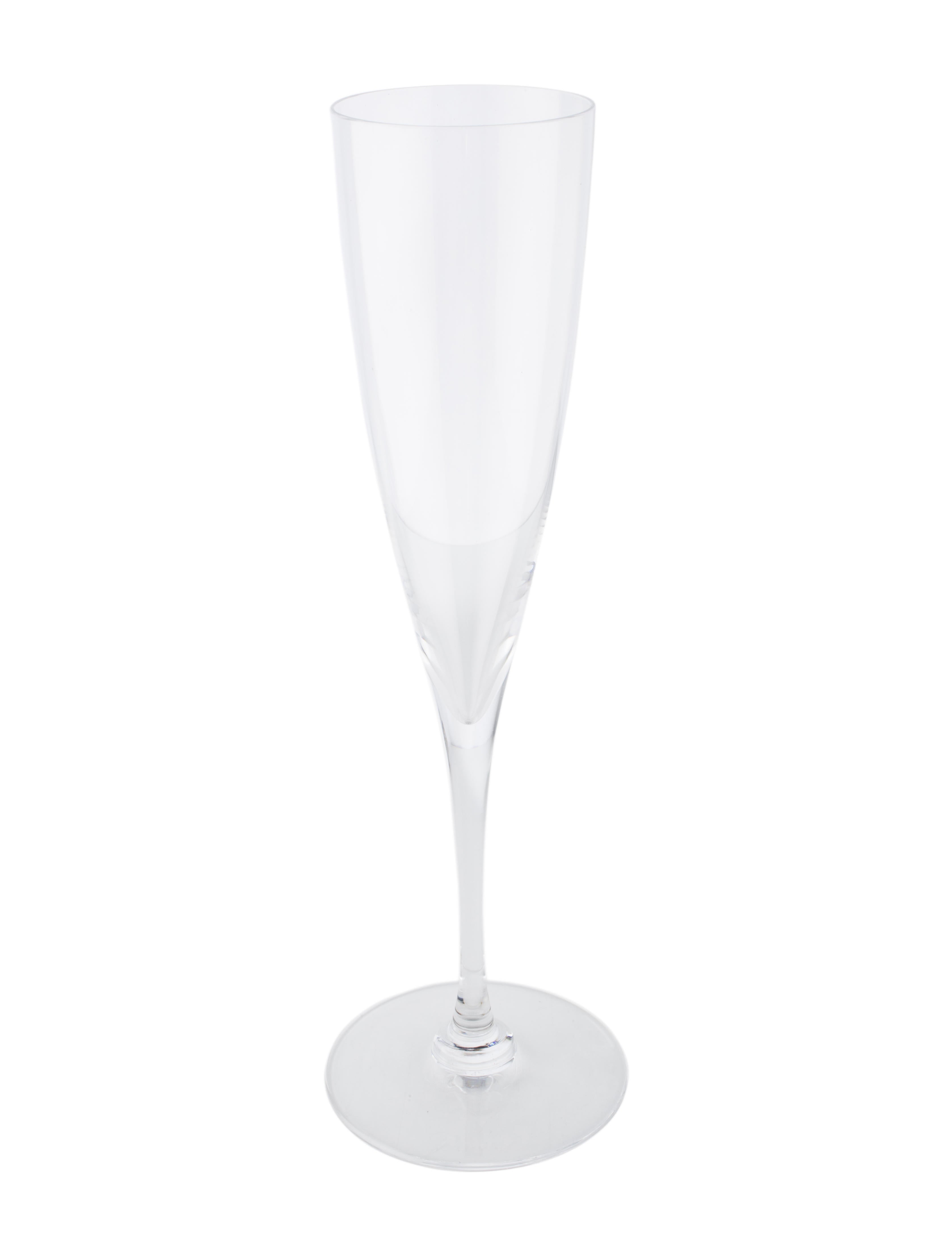 Baccarat Dom Perignon Champagne Flutes Clear Drinkware & Barware
