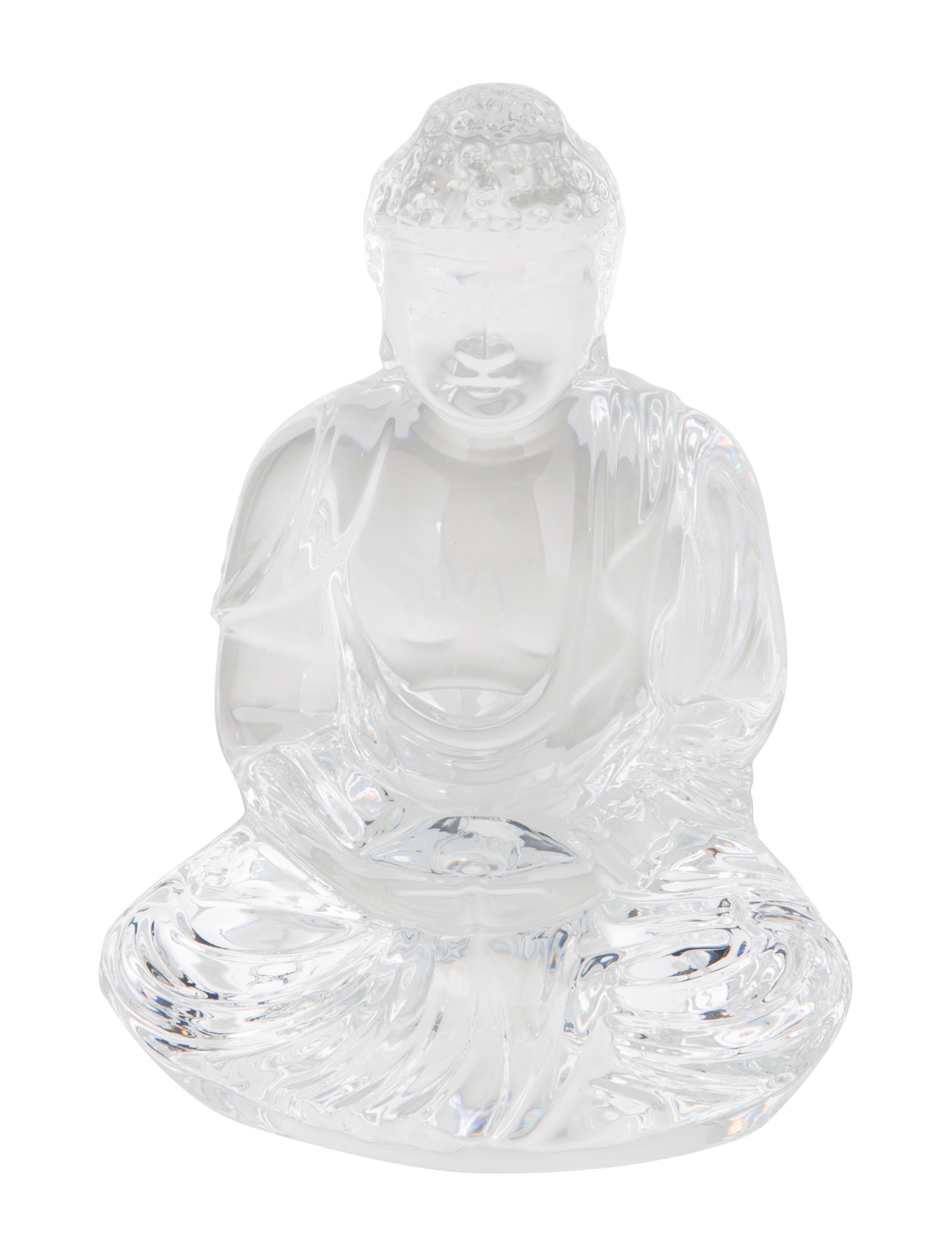 Baccarat Crystal Little Buddha Figurine