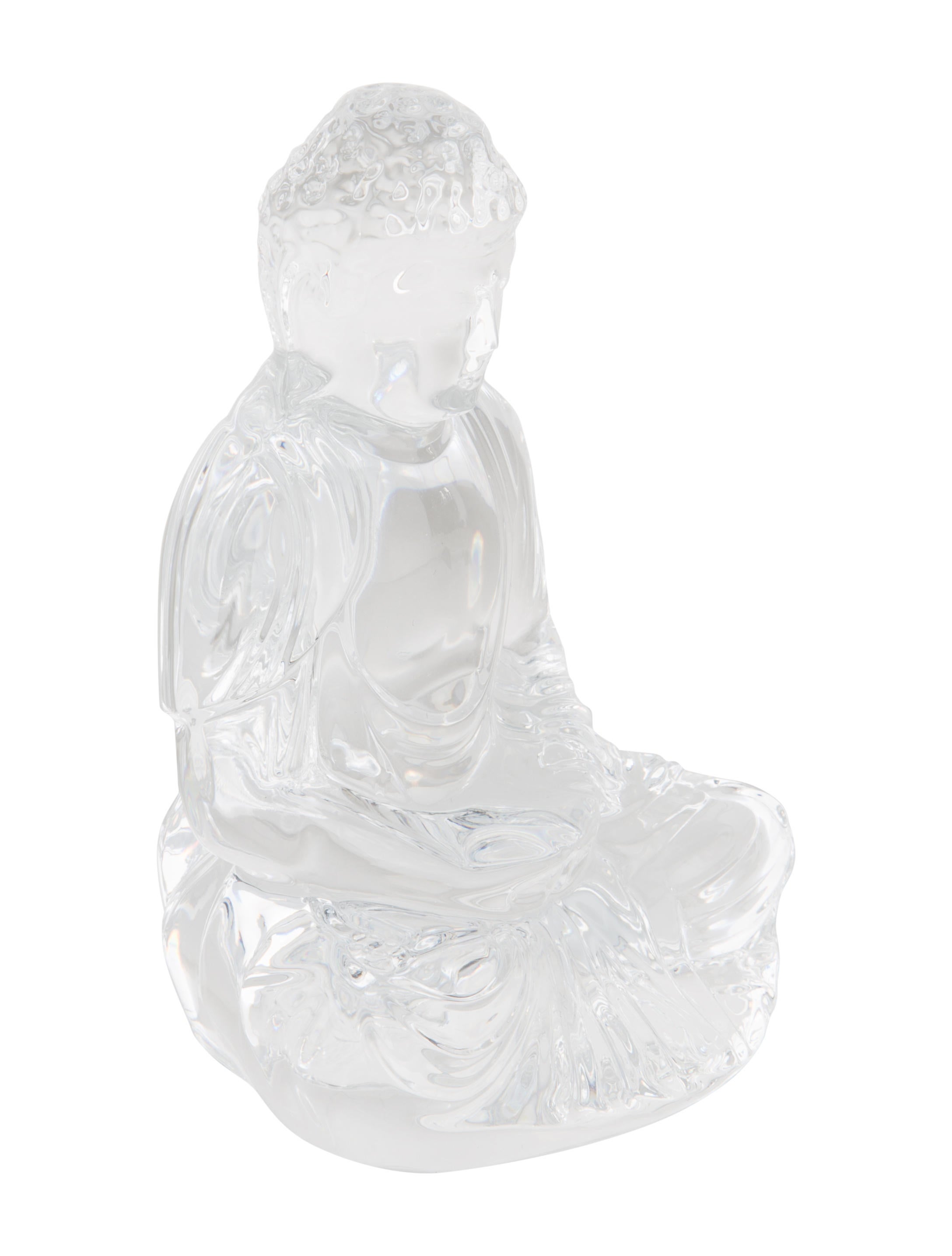 Baccarat Crystal Little Buddha Figurine