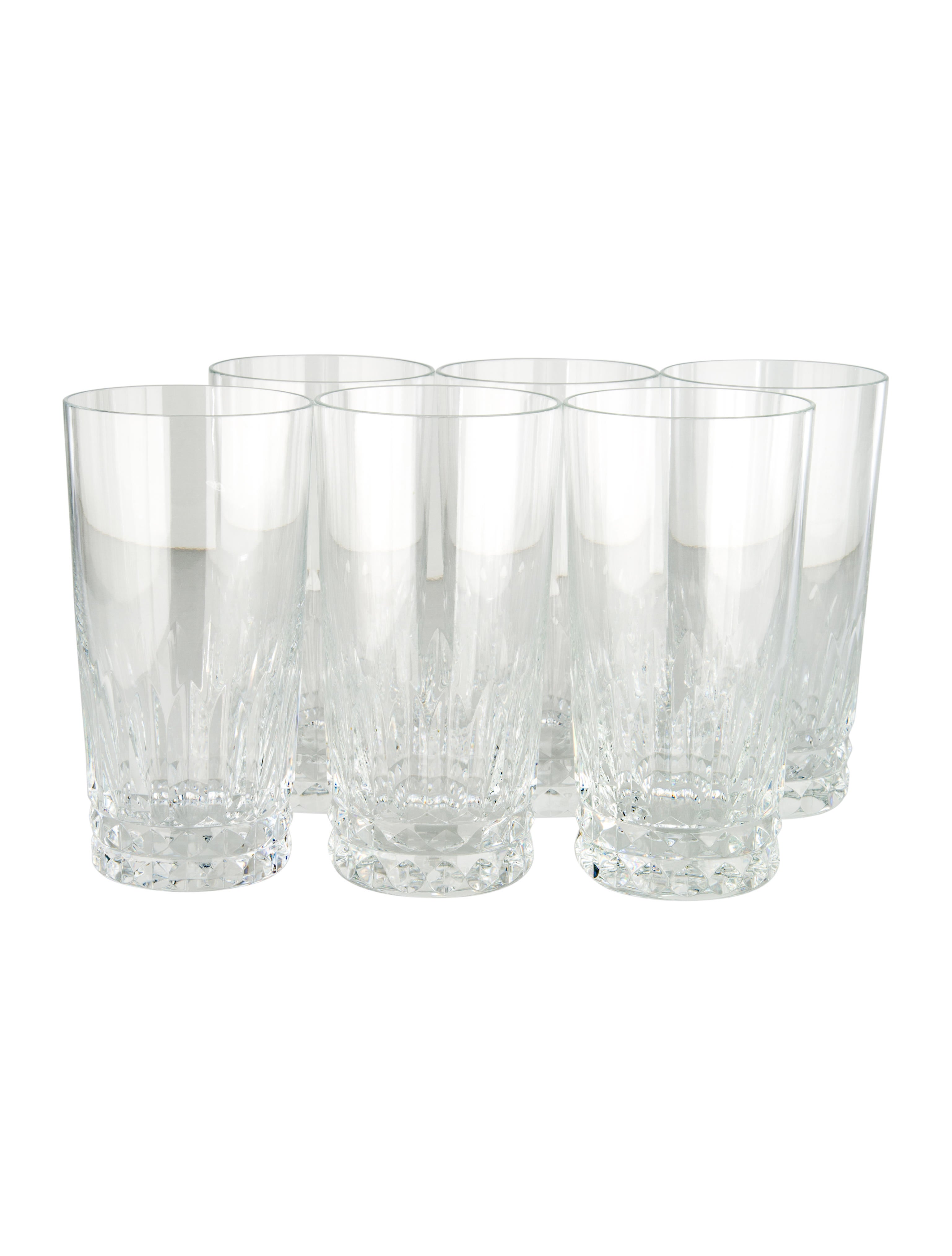 Baccarat Set of 6 Buckingham Highball Glasses