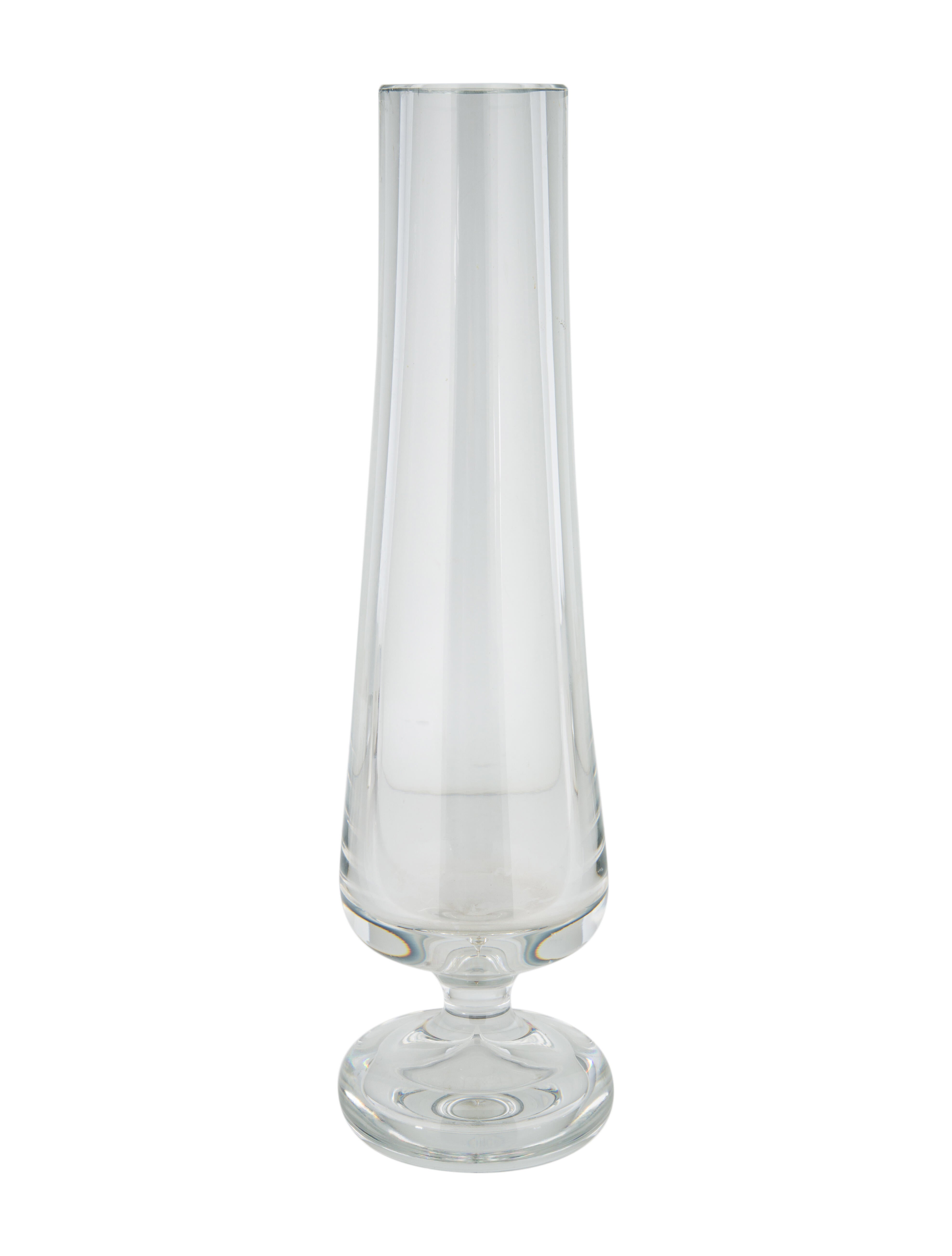 Baccarat Harmonie Crystal Bud Vase Clear Decorative Accents, Decor