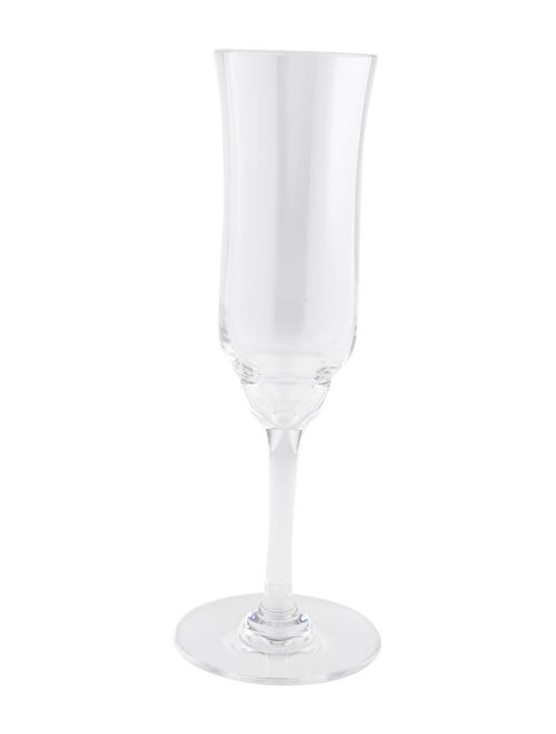 Baccarat Set of 7 Capri Optic Champagne Flutes