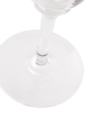 Baccarat Set of 7 Capri Optic Champagne Flutes