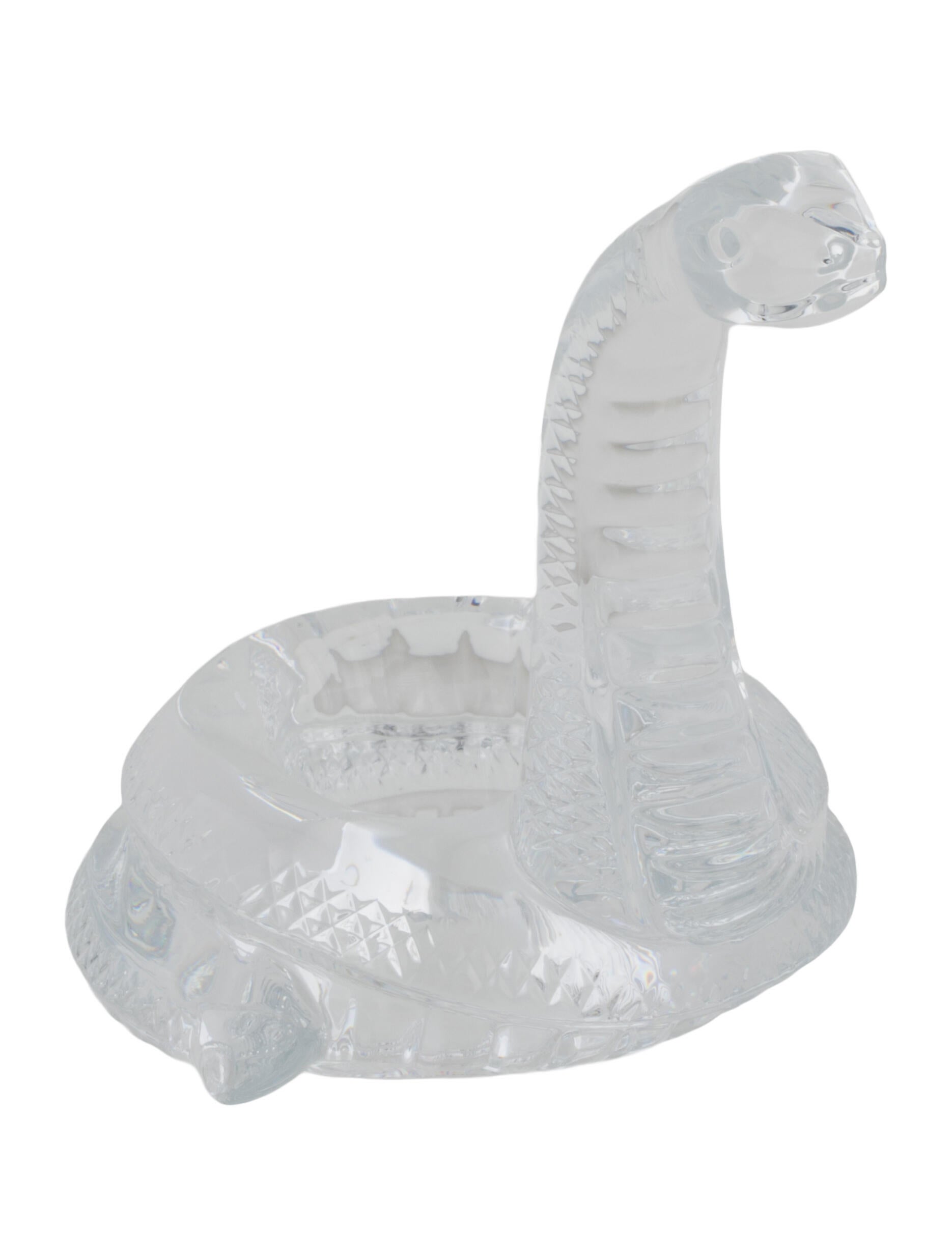 Baccarat Zodiaque Snake 2025 Crystal Figurine