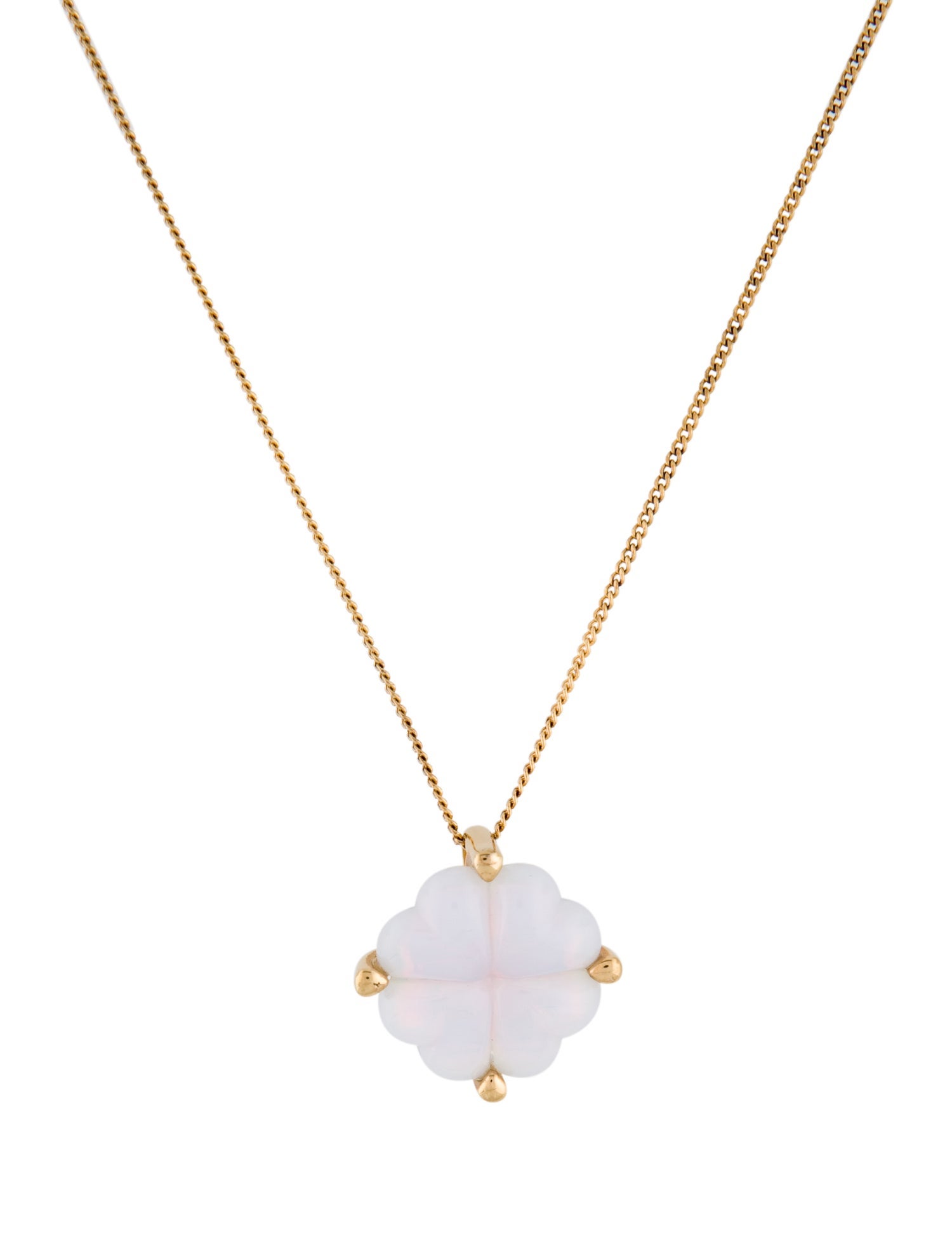 Baccarat Crystal Trèfle Pendant Necklace