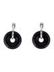 Baccarat Crystal B Spirit Drop Earrings