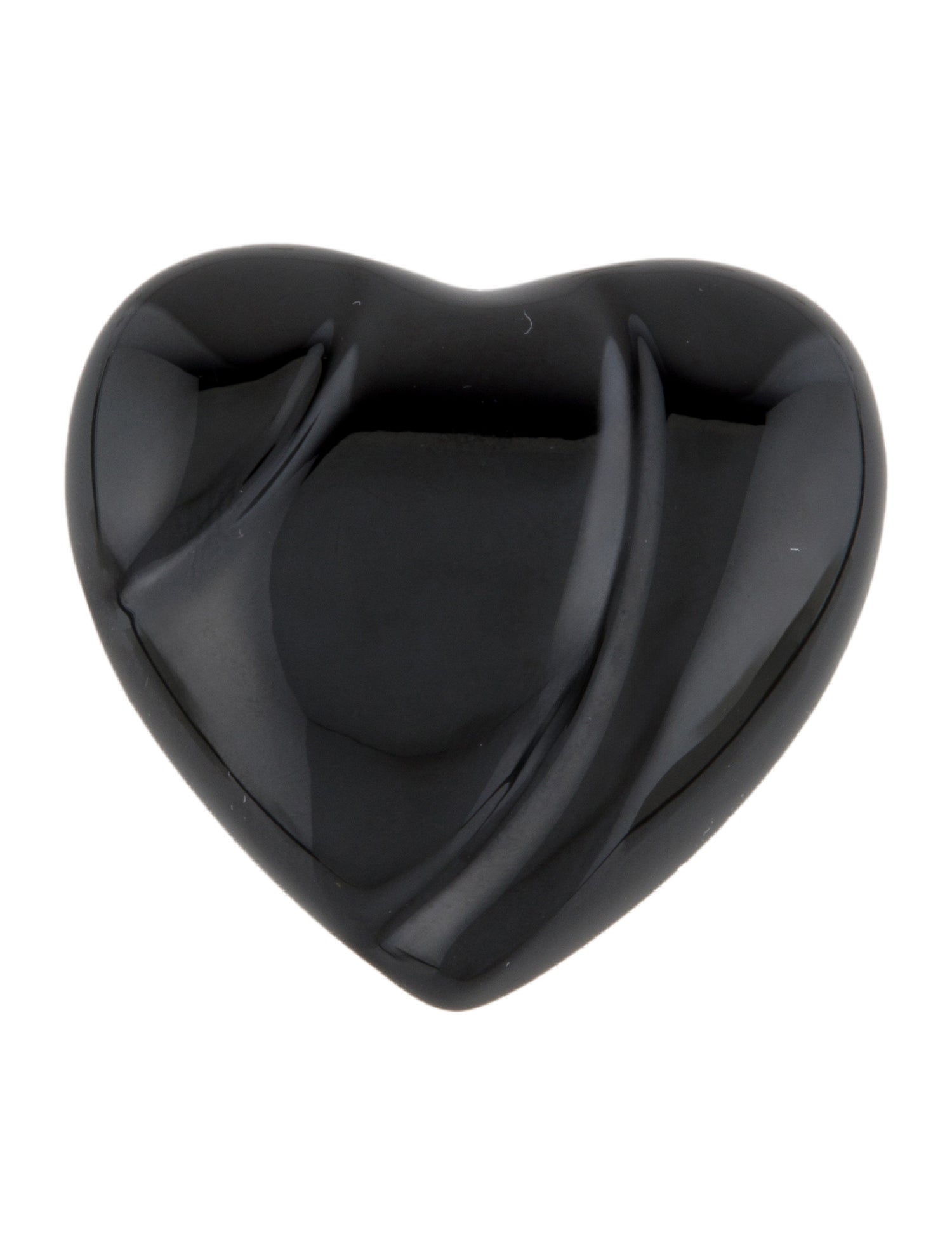 Baccarat Crystal Heart Brooch Pin