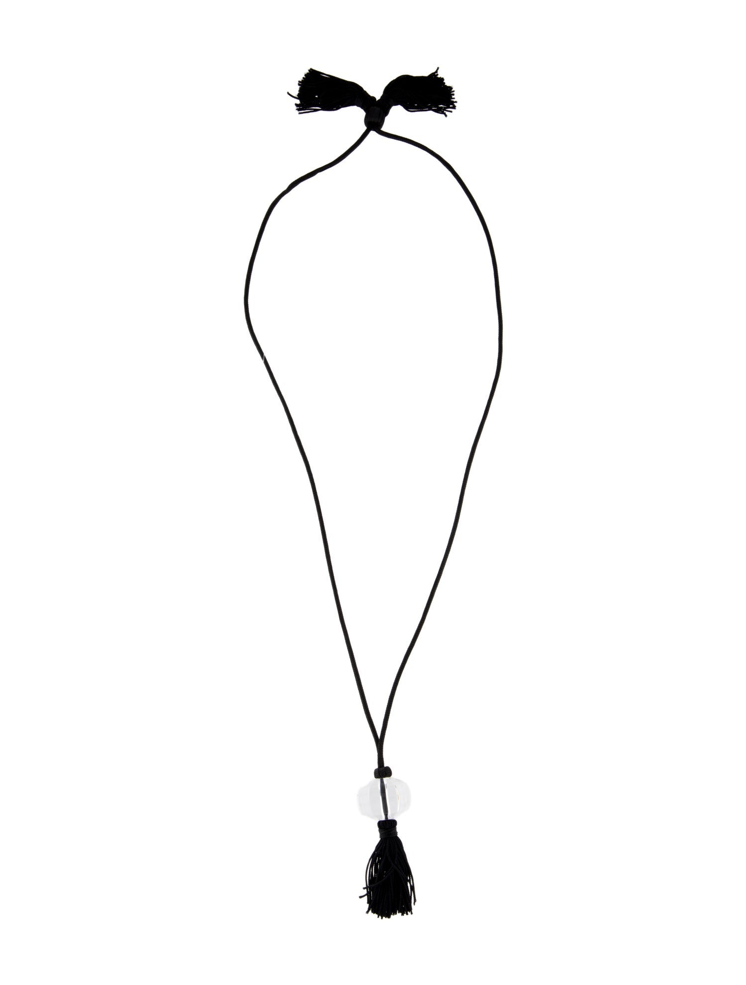 Baccarat Crystal Tassel Adjustable Necklace