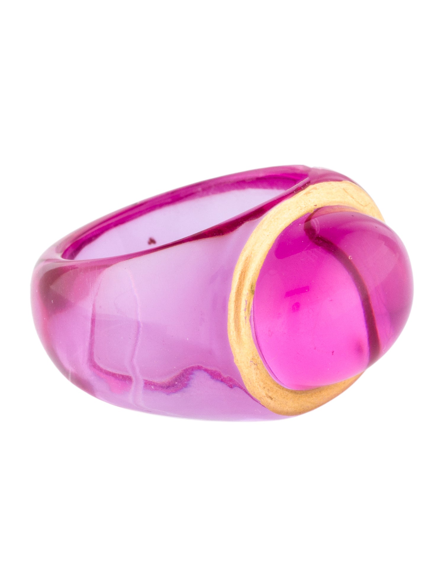 Baccarat Crystal Médicis Dome Cocktail Ring