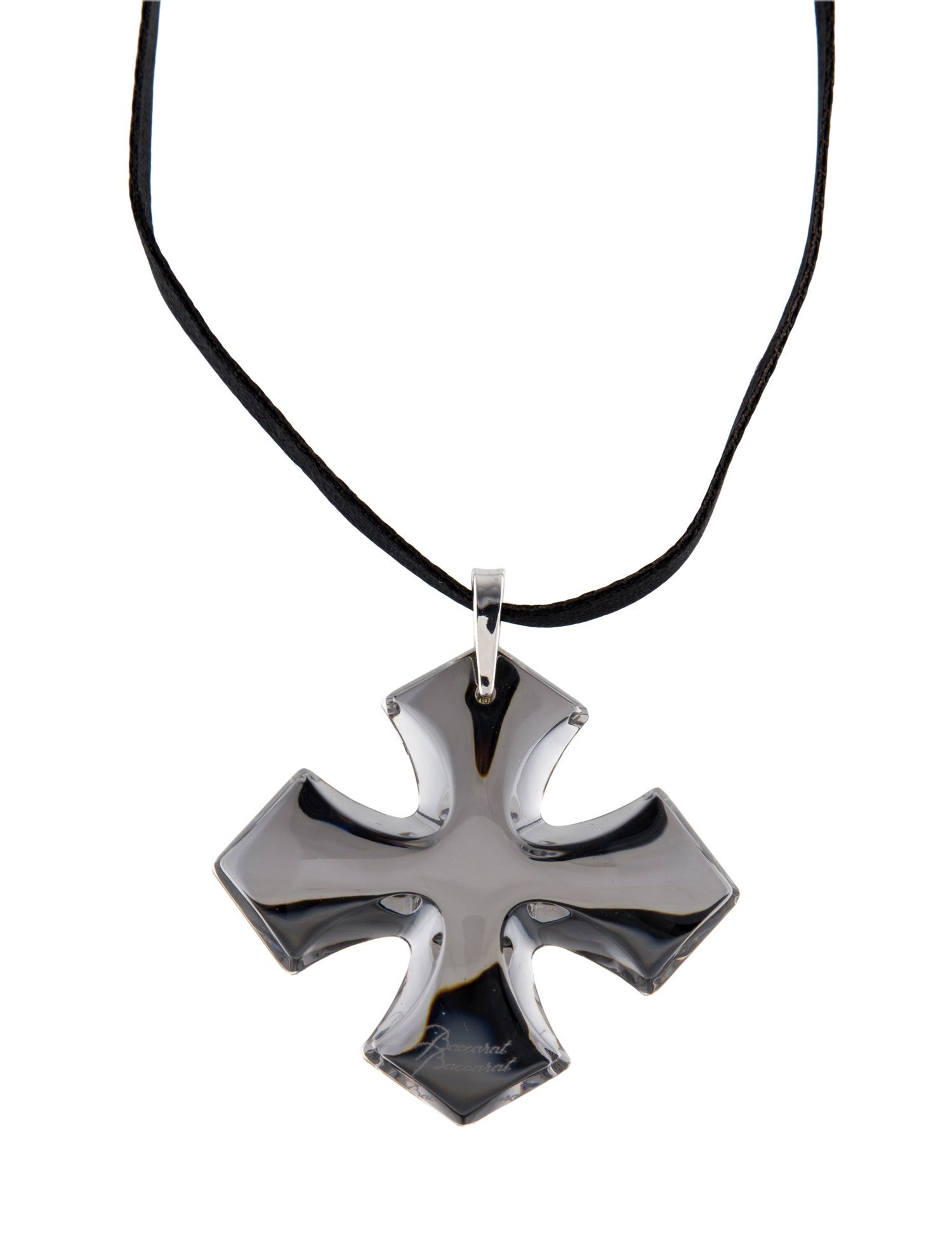 Baccarat Crystal Pendant Necklace