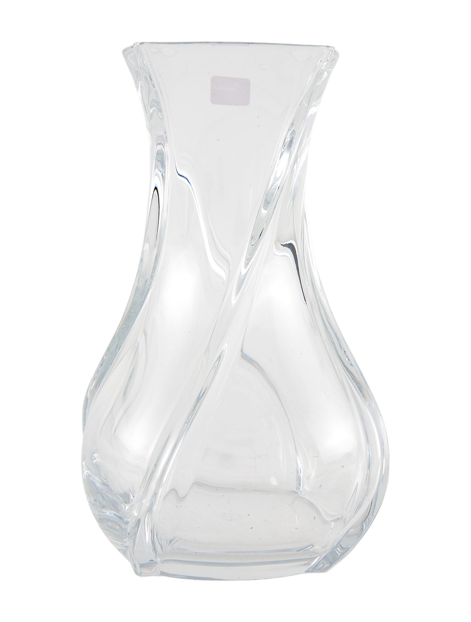 Baccarat Small Serpentine Crystal Vase